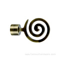 Swirl Graphic Hardware Curtain Rod Outlet